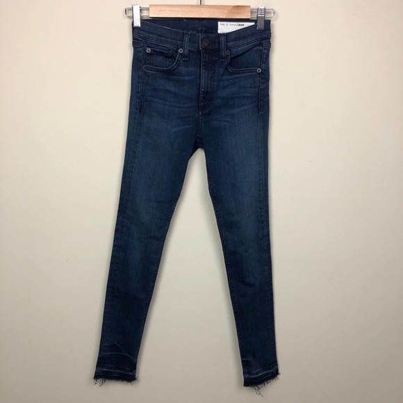 Rag&Bone High Rise Ankle Skinny Jeans - Picture 2 of 12